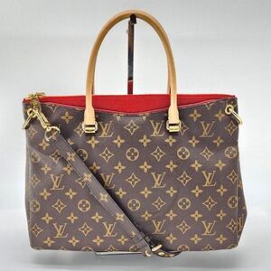 Louis Vuitton Pallas MM Satchel in Monogram Canvas and Calfskin | Mint Condition